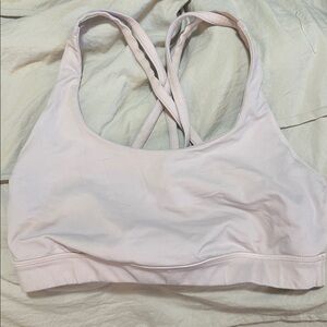 Lululemon Light Pink Energy Sports Bra